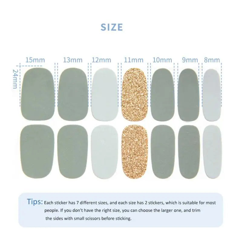 π Everyday Spooky β Gothic & Elegant Full Nail Stickers Set πΈ