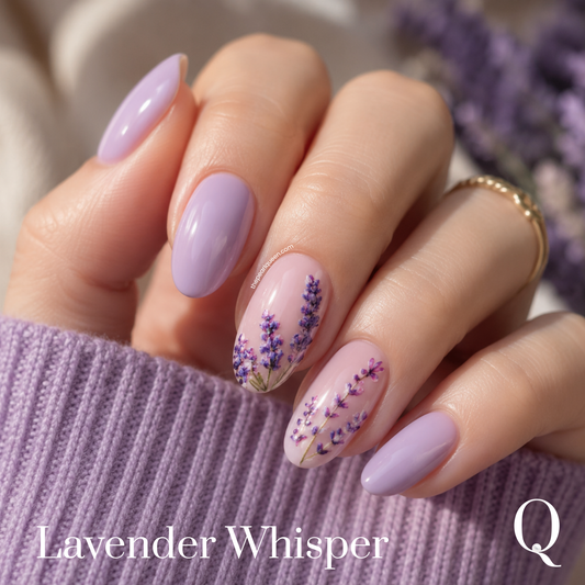 Lavender Whisper 3D Nail Stickers