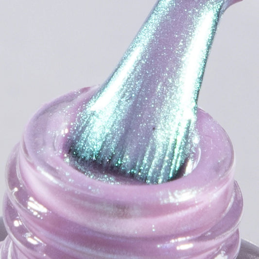 Pink Aurora Chrome Nail Polish