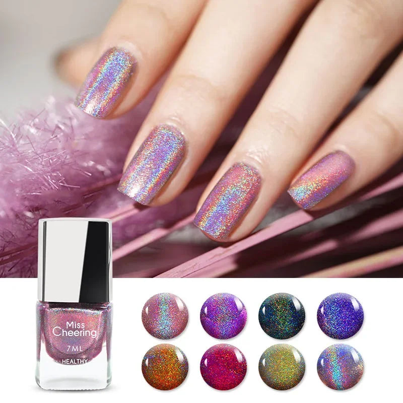 Aurora Borealis Holographic Nail Polish Collection