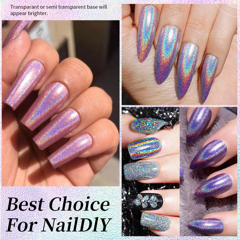 Aurora Borealis Holographic Nail Polish Collection