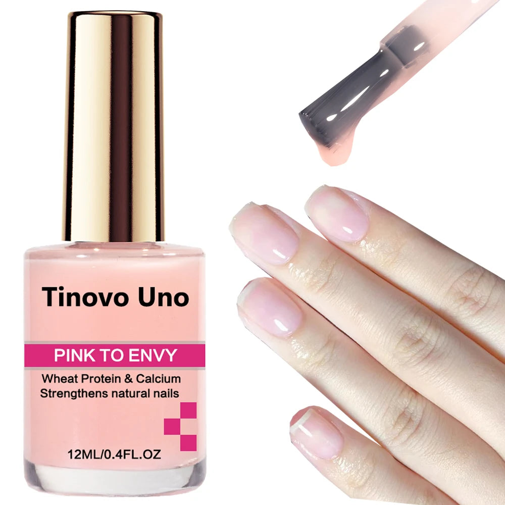 Healthy Pink Nail Strengthener β Keratin Base Coat with Protein & Calcium