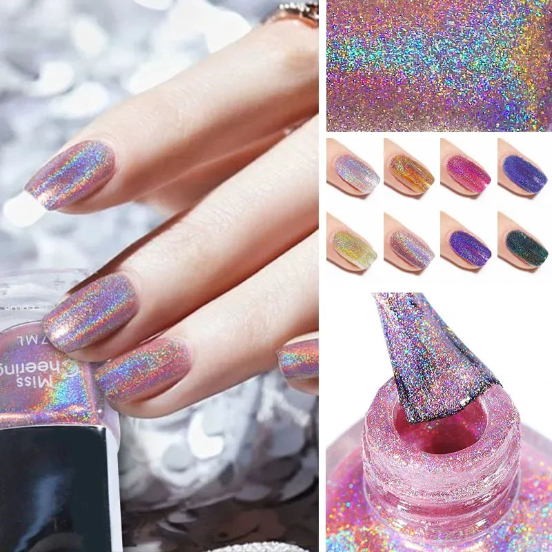 Aurora Borealis Holographic Nail Polish Collection