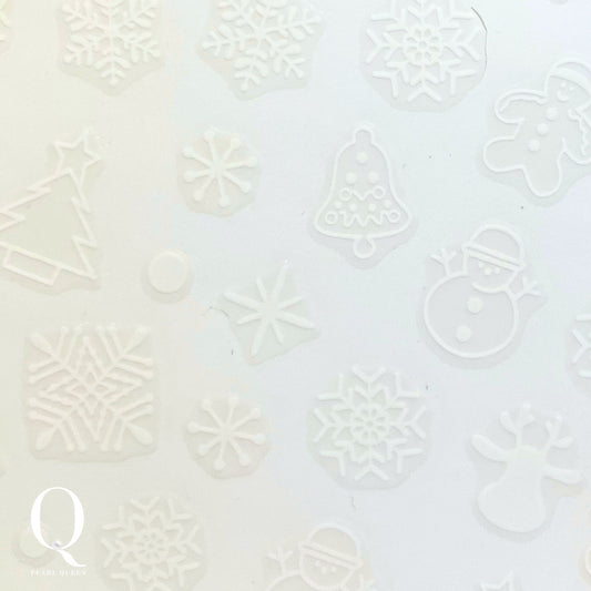 Snow-Kissed Christmas Nail Art Stickers