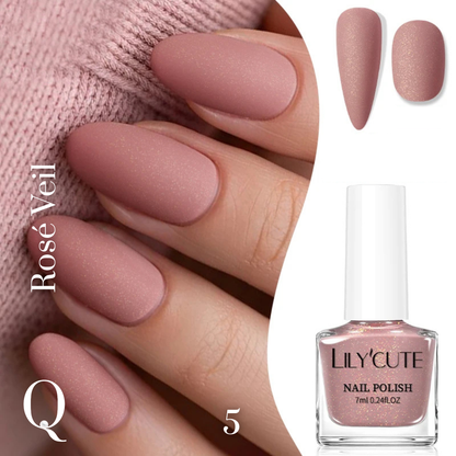 Velvet Bloom Collection – Matte Nail Polish
