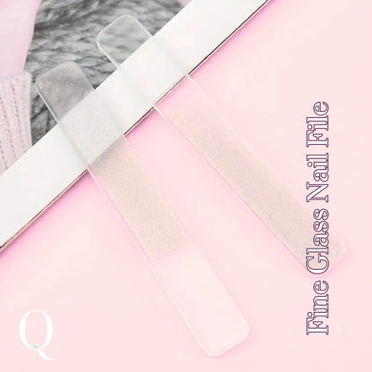 Glass Nail File in Protective Keychain Case