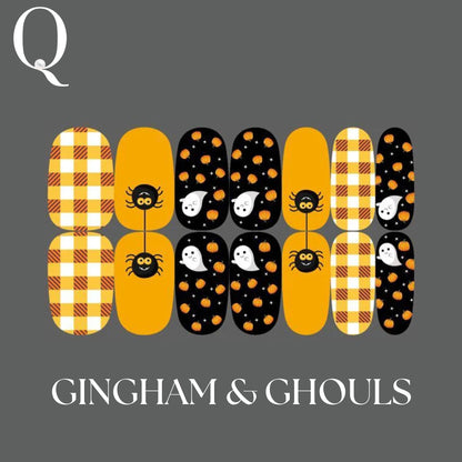 🎃 Everyday Spooky – 🎈Playful & Cute Full Nail Stickers Set