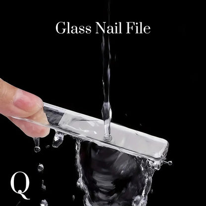 Glass Nail File in Protective Keychain Case