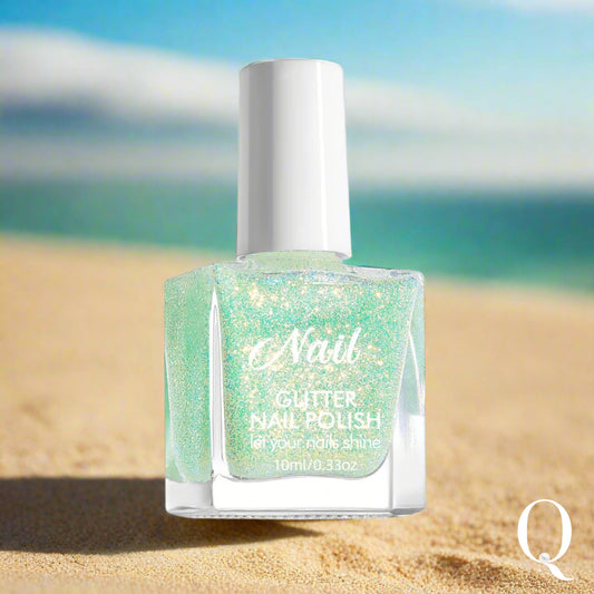 Glow-in-the-Dark Glitter Nail Polish – 12 Dazzling Shades for Day & Night Magic