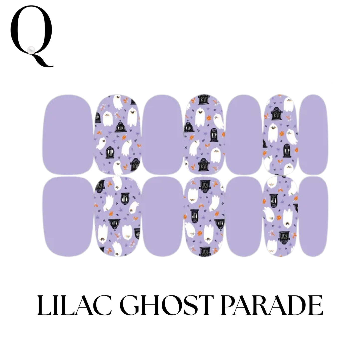 🎃 Everyday Spooky – 🎈Playful & Cute Full Nail Stickers Set