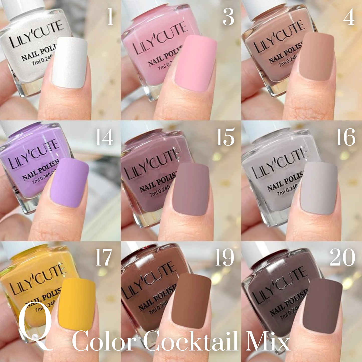 Velvet Bloom Collection – Matte Nail Polish