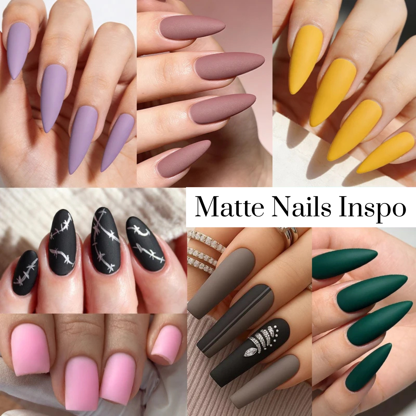 Velvet Bloom Collection – Matte Nail Polish