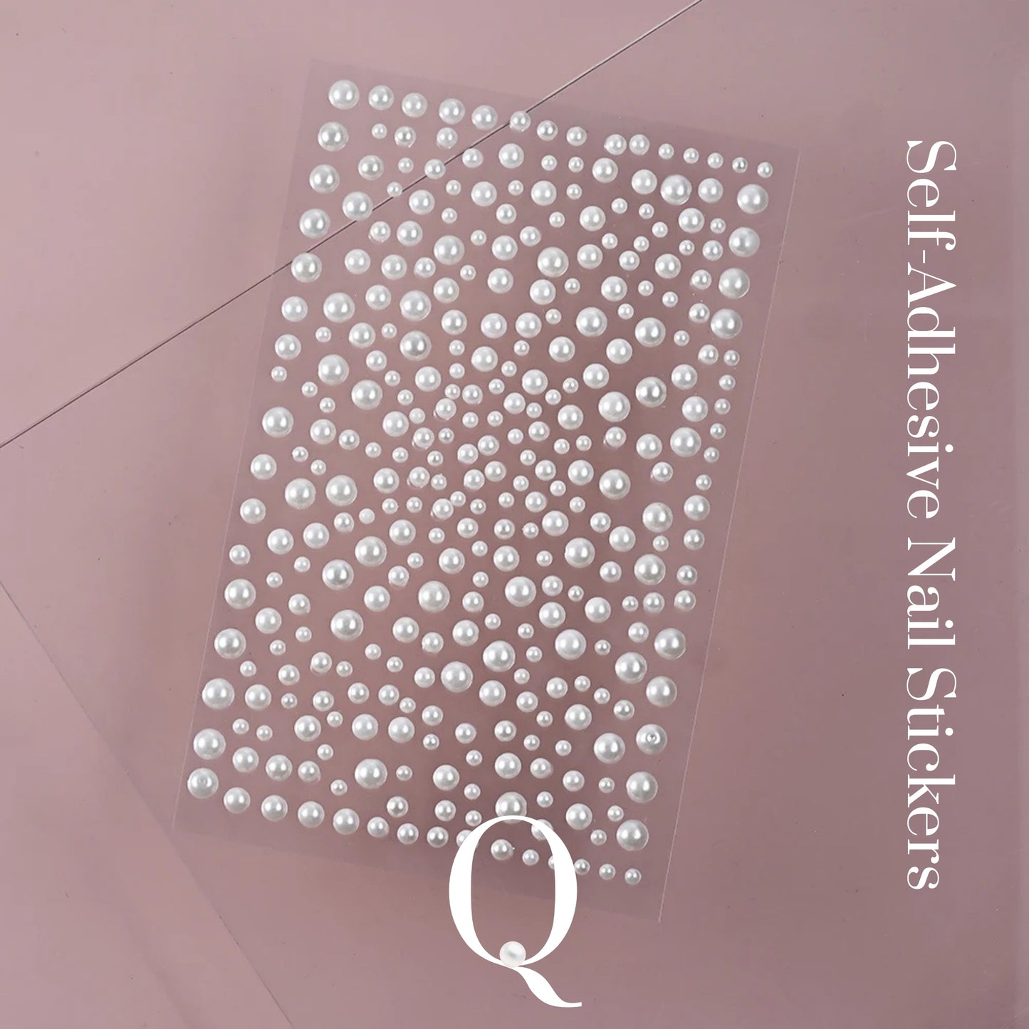 Pearl Nail Stickers Self-Adhesive