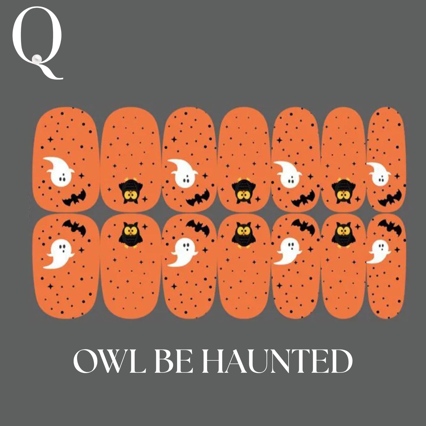 🎃 Everyday Spooky – 🎈Playful & Cute Full Nail Stickers Set
