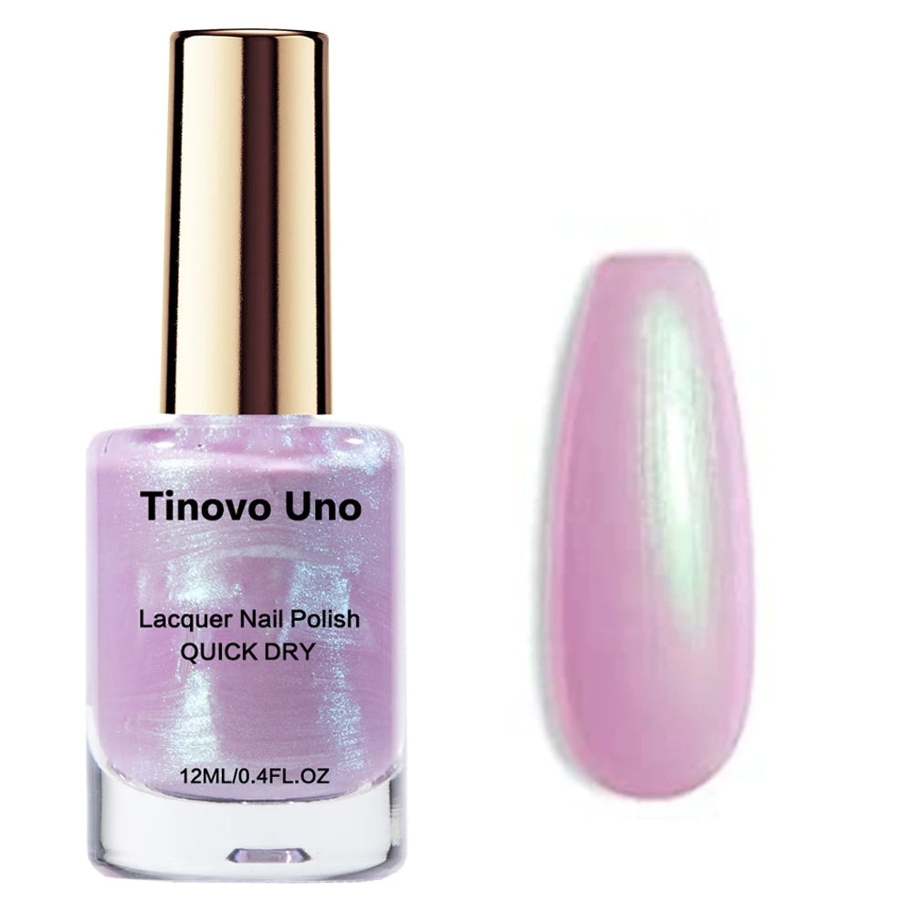 Pink Aurora Chrome Nail Polish