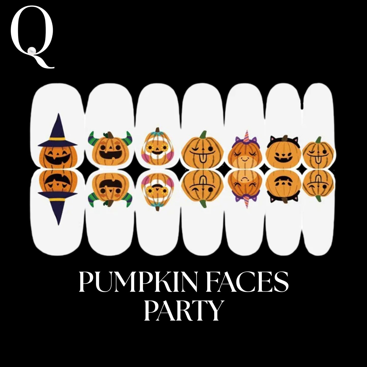 🎃 Everyday Spooky – 🎈Playful & Cute Full Nail Stickers Set