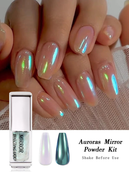Liquid Chrome Magic Mirror Nail Powder