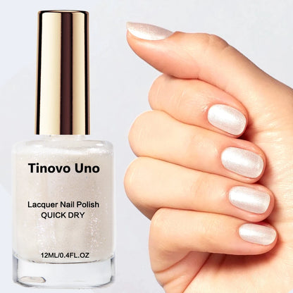 White Shimmer Nail Polish 12ml