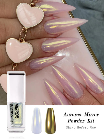Liquid Chrome Magic Mirror Nail Powder