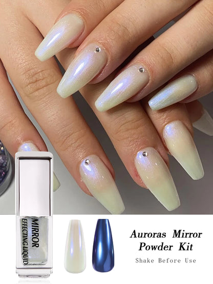 Liquid Chrome Magic Mirror Nail Powder