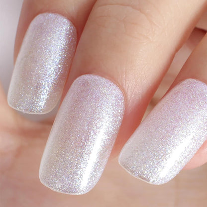 White Shimmer Nail Polish 12ml