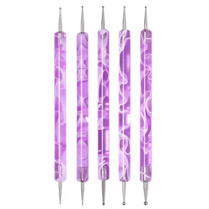 Nail Art Dotting Tools – Create Beautiful Nail Art with Precision and Ease (5 pieces)