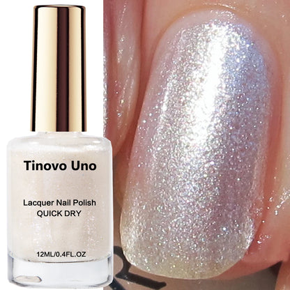 White Shimmer Nail Polish 12ml