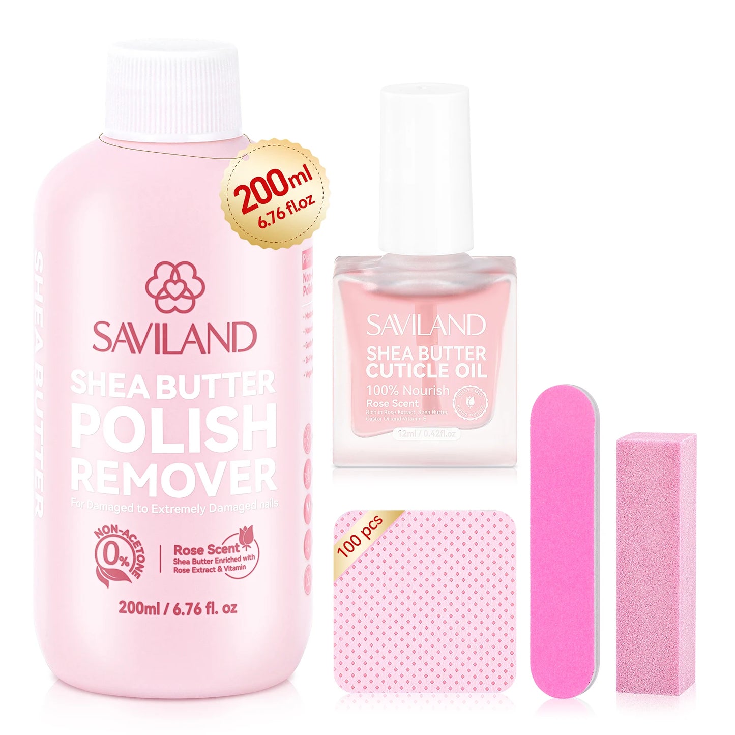 Plant-Based Nail Polish Remover Kit 🌸