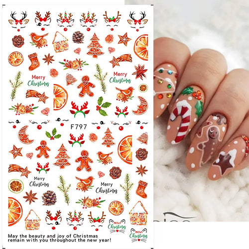 Festive Fancies 3D Christmas Nail Stickers