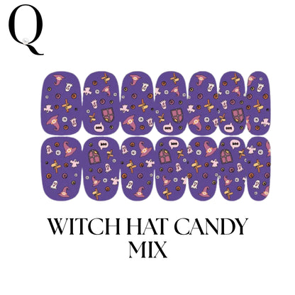 🎃 Everyday Spooky – 🎈Playful & Cute Full Nail Stickers Set