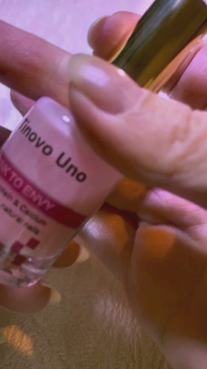 Healthy Pink Nail Strengthener – Keratin Base Coat with Protein & Calcium