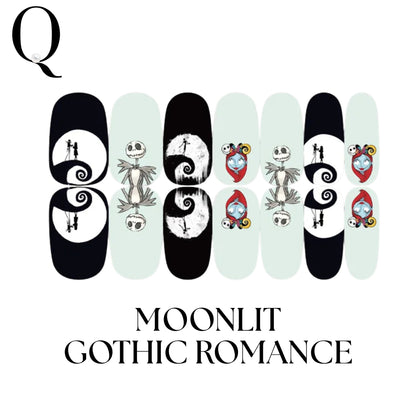 🎃 Everyday Spooky – Gothic & Elegant Full Nail Stickers Set 🕸