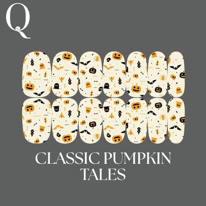 🎃 Everyday Spooky Classics – 🌙 Spooky Classics 🌙 Full Nail Stickers Set