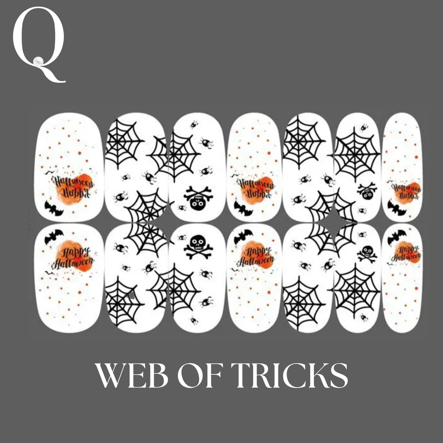 🎃 Everyday Spooky Classics – 🌙 Spooky Classics 🌙 Full Nail Stickers Set