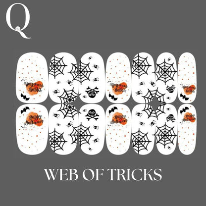 🎃 Everyday Spooky Classics – 🌙 Spooky Classics 🌙 Full Nail Stickers Set