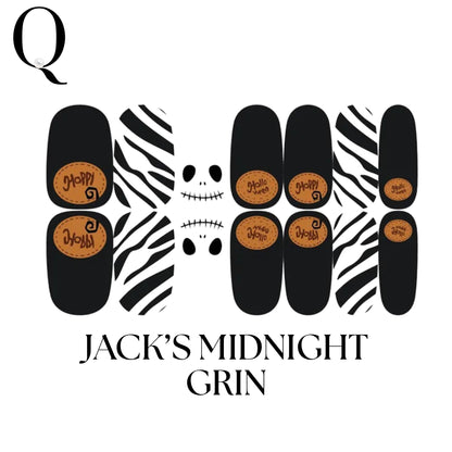 🎃 Everyday Spooky – Gothic & Elegant Full Nail Stickers Set 🕸